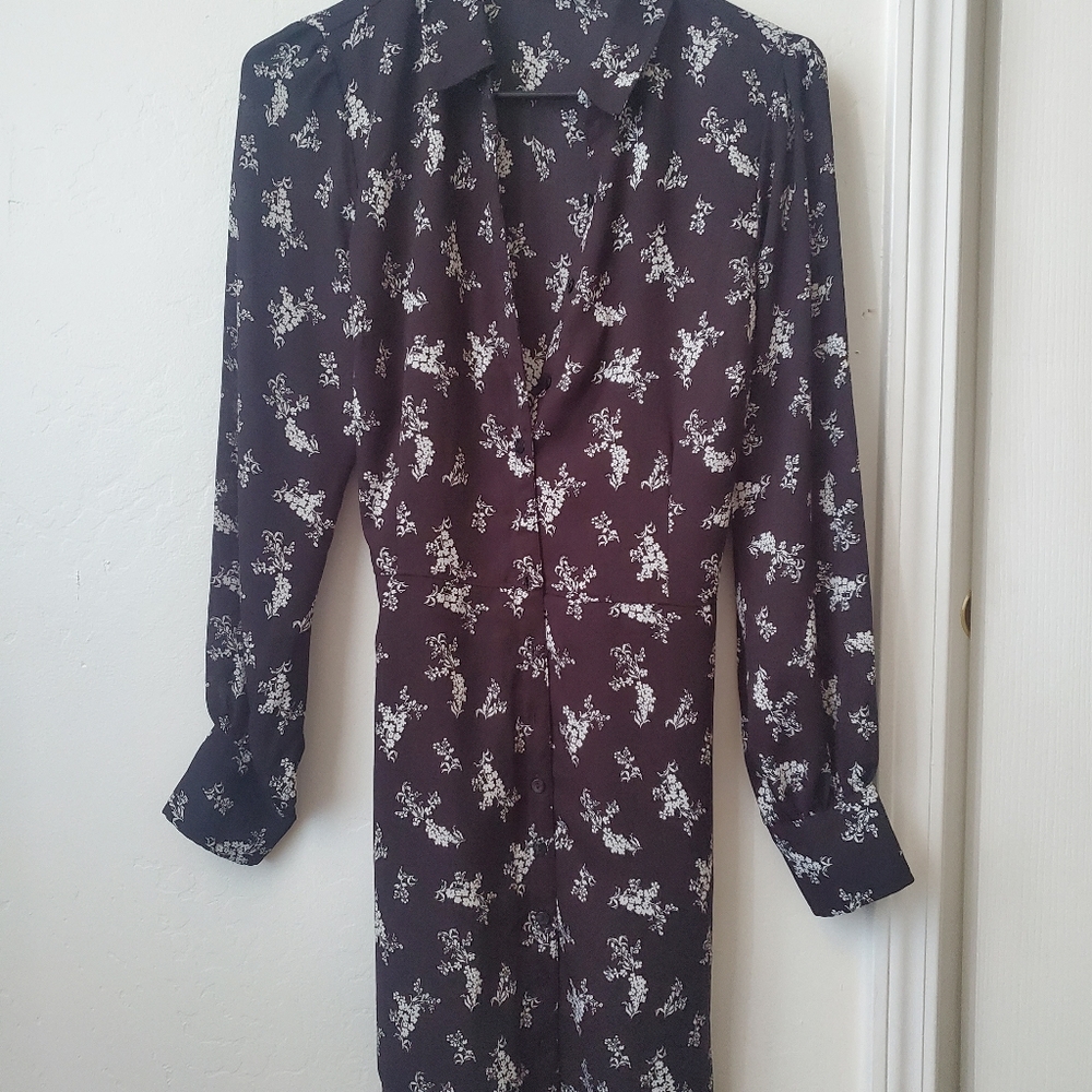 This is an Abercrombie & Fitch, medium, black dress.